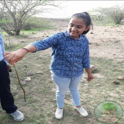 Laxmi with snake